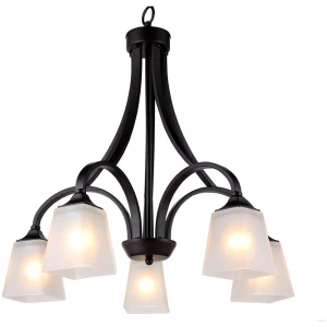 44 Oil Bronze 5 Light Downlight Chandelier