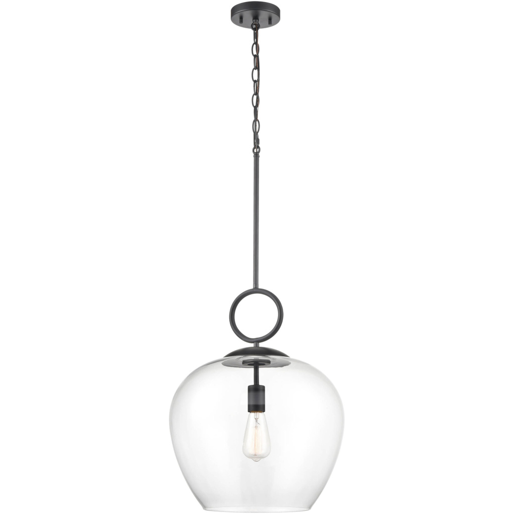 6618 Black 1 Light Pendant Revolution Lighting 6618-black-1-light-pendant-revolution-lighting