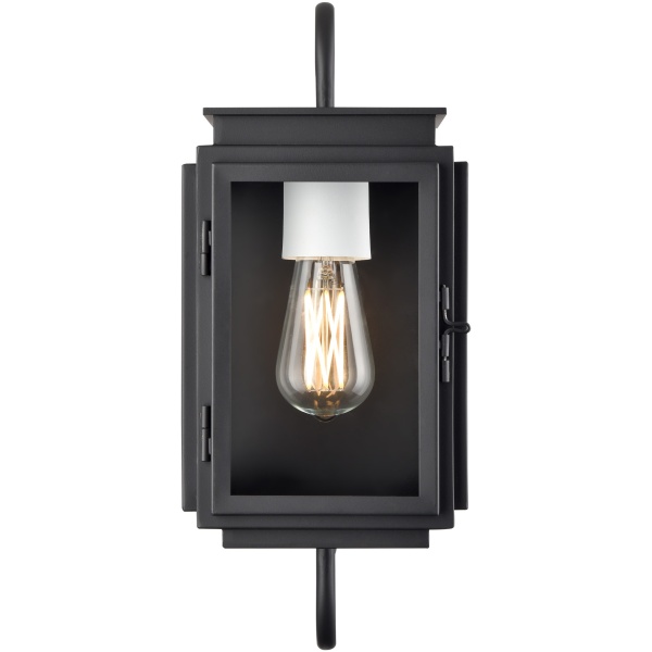 ARRIVING SOON!  Banks 17" Black Outdoor Wall Lantern - Image 2