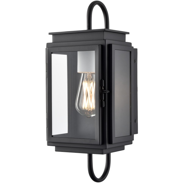 ARRIVING SOON!  Banks 17" Black Outdoor Wall Lantern - Image 4