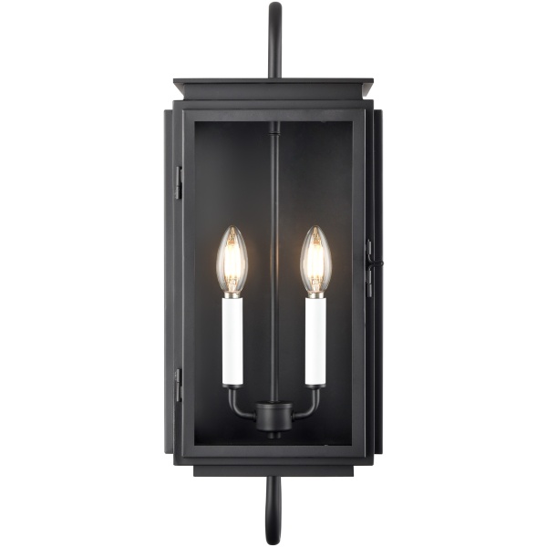 ARRIVING SOON!  Banks 24" Black Outdoor Wall Lantern - Image 2