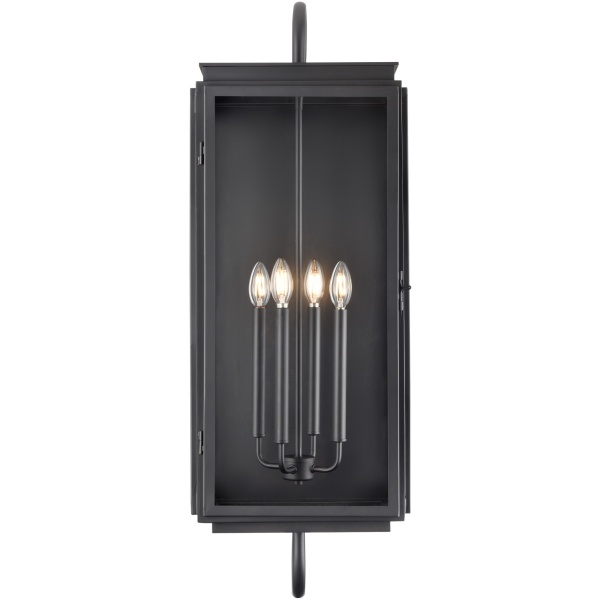 ARRIVING SOON!  Banks 38" Black Outdoor Wall Lantern